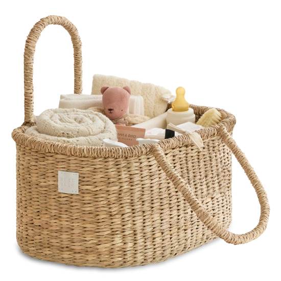 BEBE BASK Premium Baby Diaper Caddy Organizer
