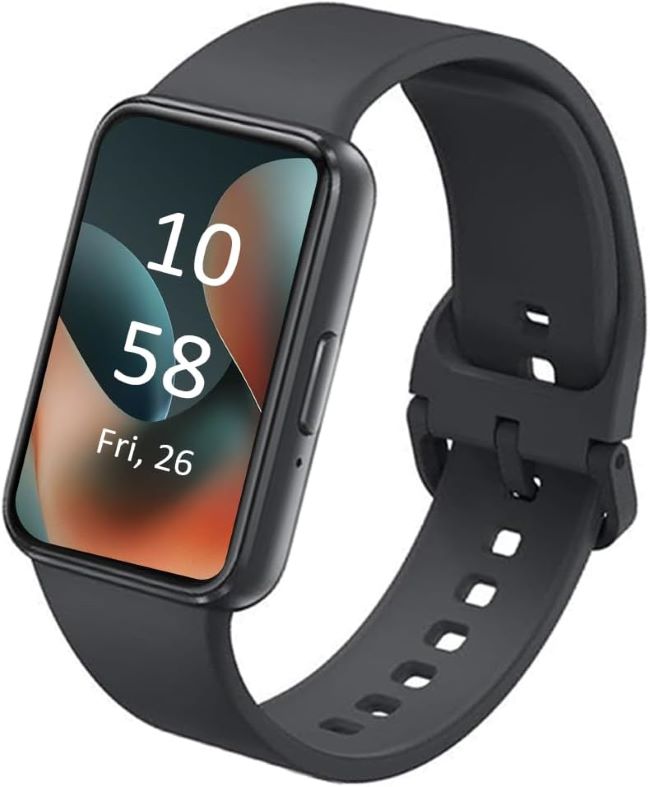 Samsung Galaxy Fit 3 AMOLED fitness tracker with long battery life, multiple workout modes, and health monitoring features