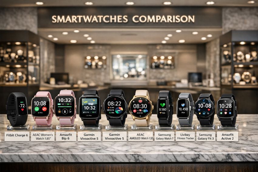 Best affordable smartwatches in Florida for health tracking showing sleep, heart rate, and GPS monitoring features