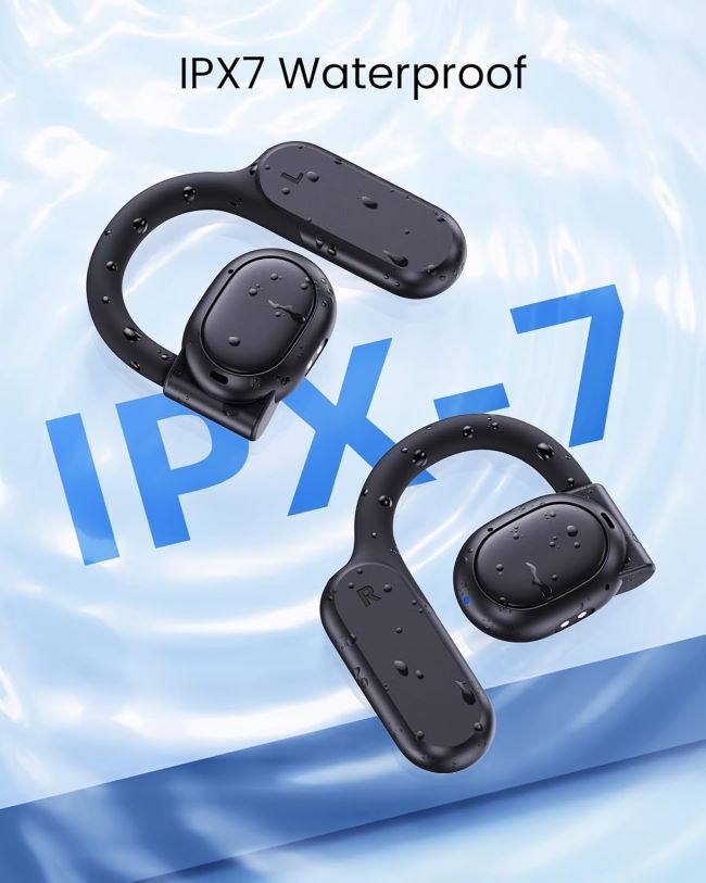 TAGRY AI translation earbuds with real-time support for 164 languages and long battery life for travel and meetings