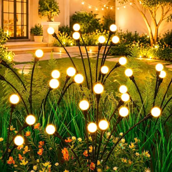 ASMAD Solar Lights Outdoor 4 Pack