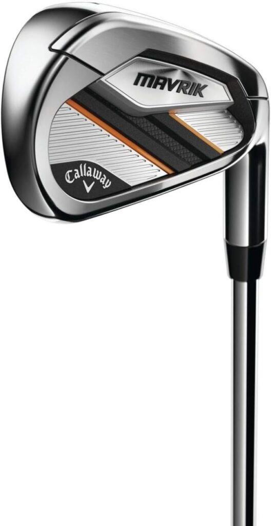 Callaway MAVRIK 7 iron with steel shaft and regular flex, offering distance, speed, and consistent ball striking performance