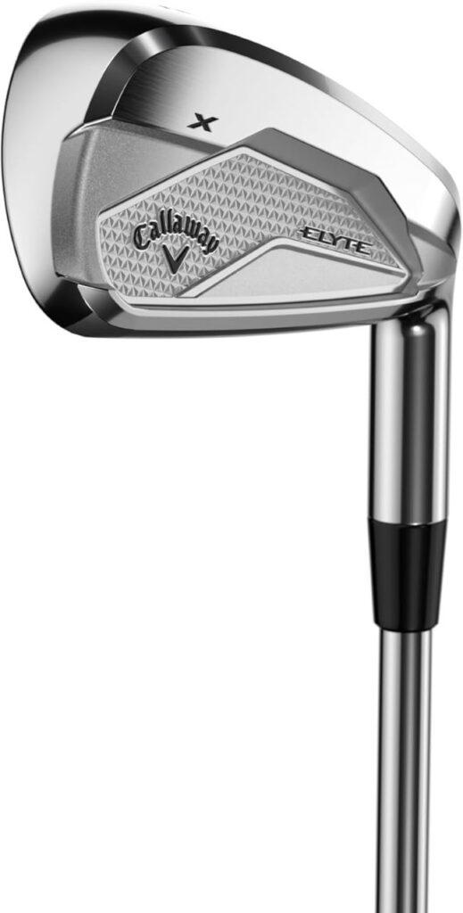 Callaway Elyte X 5 iron with steel shaft and stiff flex, designed for control, consistency, and enhanced shot performance