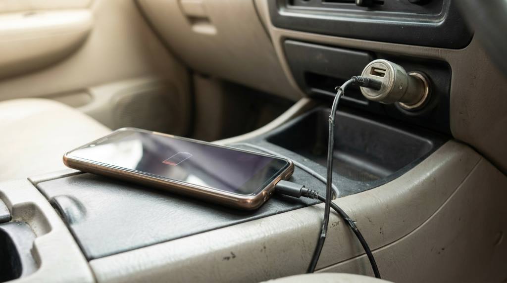 Fast charging smartphone using a modern car charger