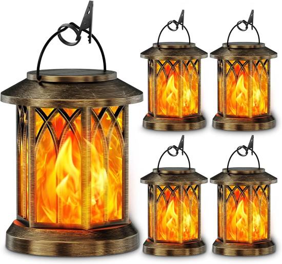 KOOPER Upgraded Flickering Lanterns Waterproof