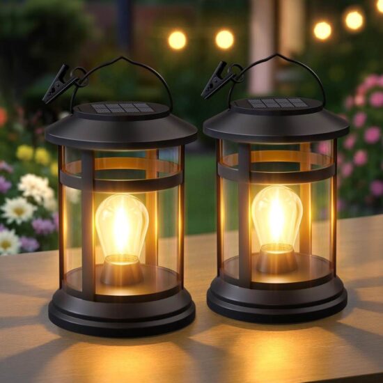 NFEVER Solar Lanterns Outdoor Waterproof