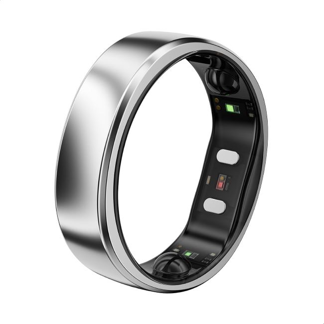 RingConn Gen 2 Air ultra-thin smart ring with AI-powered fitness tracking, sleep monitoring, heart rate tracking, and 10-day battery life
