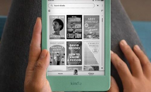 Amazon Kindle 16 GB eReader with higher-contrast display in Texas