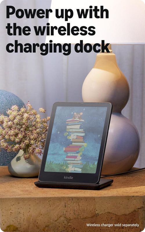 Amazon Kindle Colorsoft Signature Edition eReader with wireless charging and auto-adjusting front light