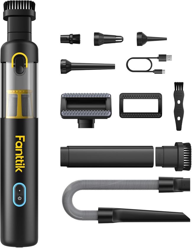 Fanttik Slim V8 APEX cordless car vacuum with 19000Pa suction and 4-in-1 multifunction design