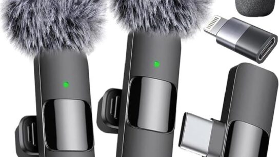 Mini Mic Pro wireless microphone for iPhone and Android used for video recording in California