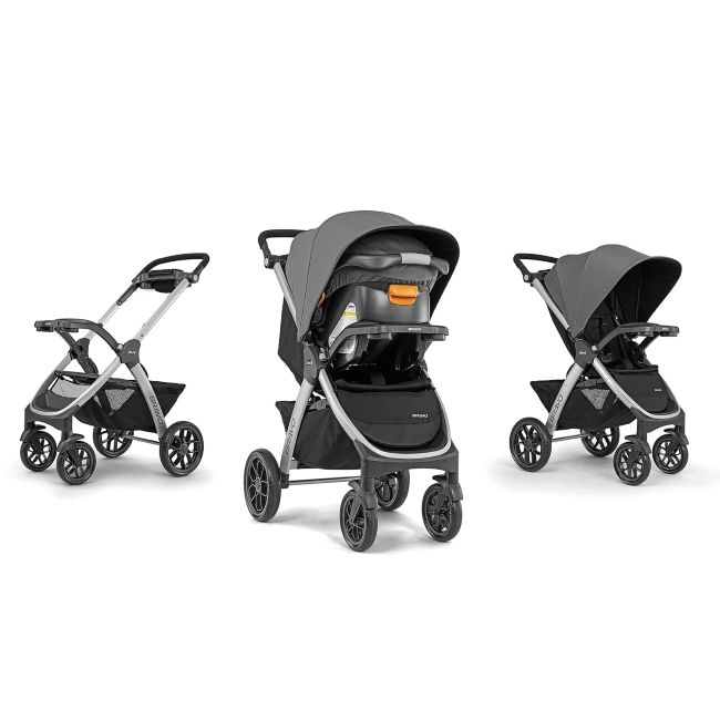 Affordable Chicco Bravo stroller with infant car seat for everyday outings