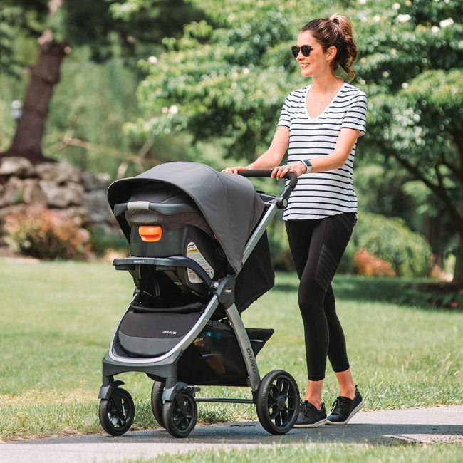Chicco Bravo Baby Travel System designed for convenient walks, errands, and family travel