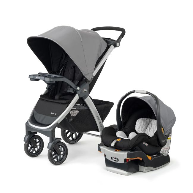 Chicco Bravo Baby Travel System stroller and infant car seat for Michigan families