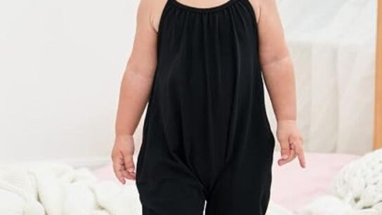 Affordable Lindanina Toddler Girl Jumpsuit with convenient pockets
