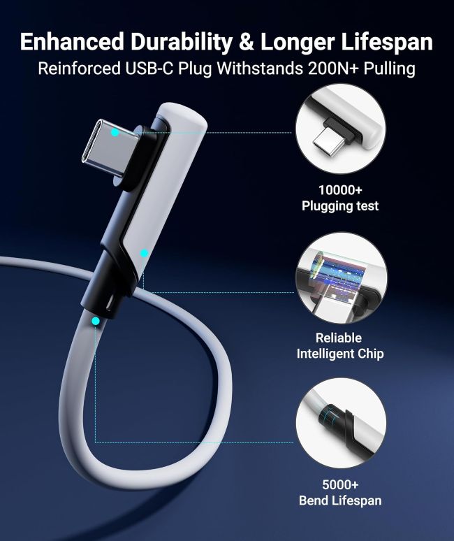 Syntech Quest 2 link cable for connecting VR headsets to gaming PCs