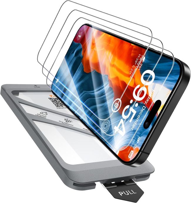 TAURI 9H screen protector for iPhone 15 Pro Max in Virginia