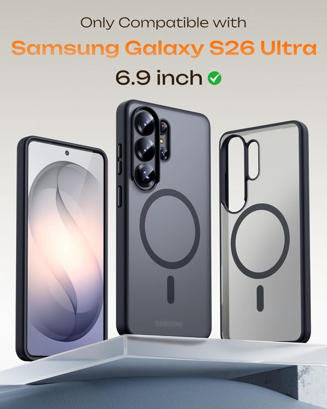 TOCOL Samsung Galaxy S26 Ultra protective case with shockproof matte design