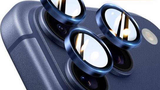 TOCOL iPhone 17 Pro camera lens protector tempered glass in California