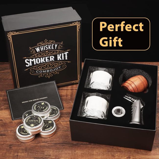 ComboJoy whiskey smoking kit for cocktails and spirits