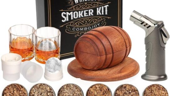 ComboJoy Whiskey Smoker Kit with included accessories