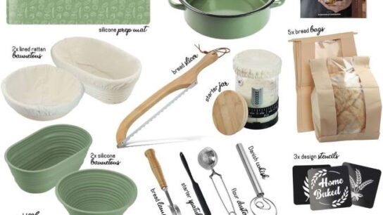 CraftZee Sourdough Kit with all-inclusive baking tools