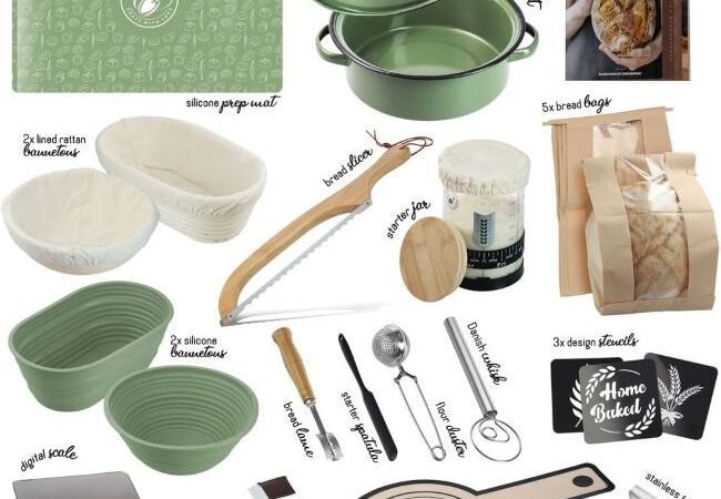 CraftZee Sourdough Kit with all-inclusive baking tools