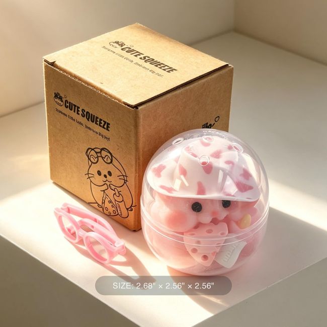 Taba soft silicone hamster squishy stress relief toy