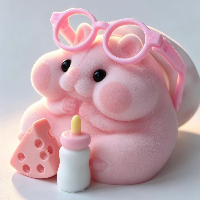 Cute Taba hamster squishy fidget toy for kids and adults