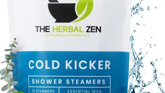 Herbal Zen Cold Kicker Shower Steamers with eucalyptus and peppermint