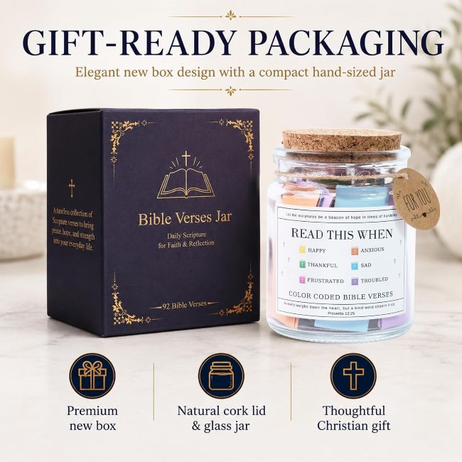SOUTHLISA jar filled with Bible verse messages