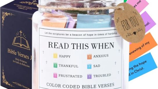 SOUTHLISA Bible Verses Jar inspirational gift